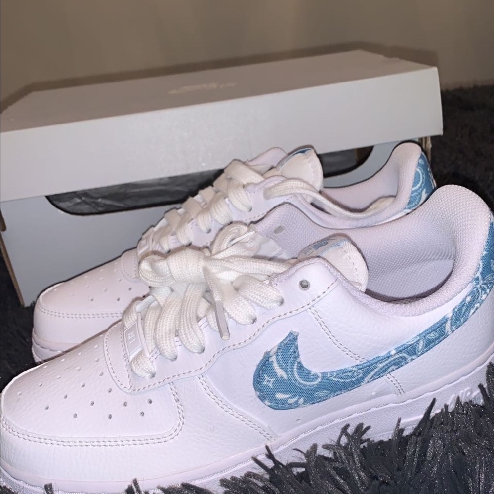 Blue paisley Nile airforces